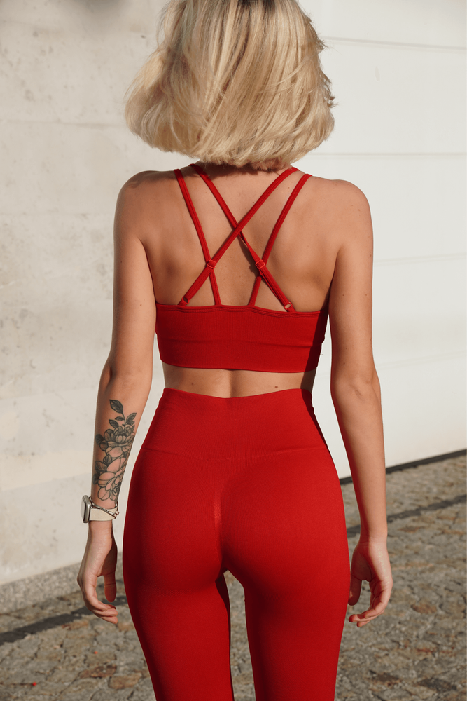 Bra Top Bezszwowy Red  DreamBack