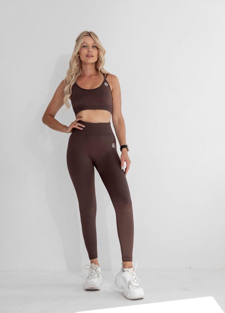 Seamless Leggings Chocolate Perfect Shape (Push Up)